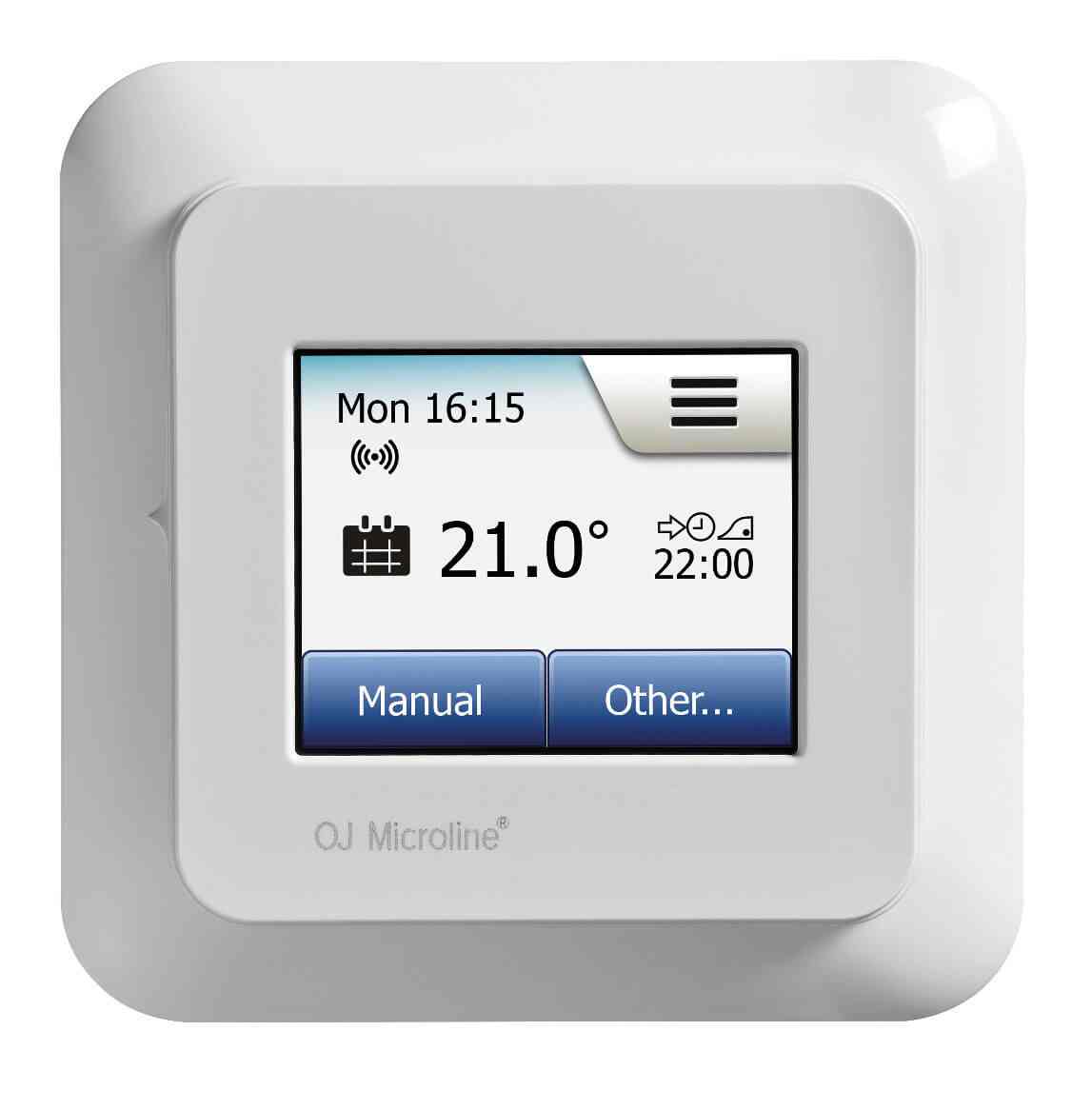 Thermostat mit Display oder Zeitschaltuhr für den Innenbereich